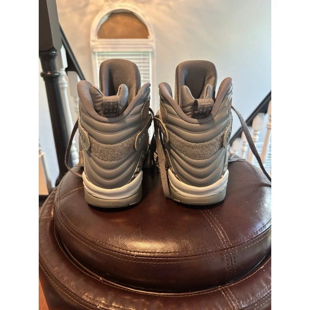 Jordan Air Jordan 8 Retro Cool Grey Suede High Top 2017 305381-014